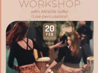 African Dance Workshop with live percussions - 20.02.23 from 10:30 to 12 pm